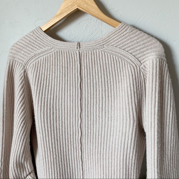 Brochu Walker Oat Cinched Sleeve Knit Sweater - Picture 9 of 11